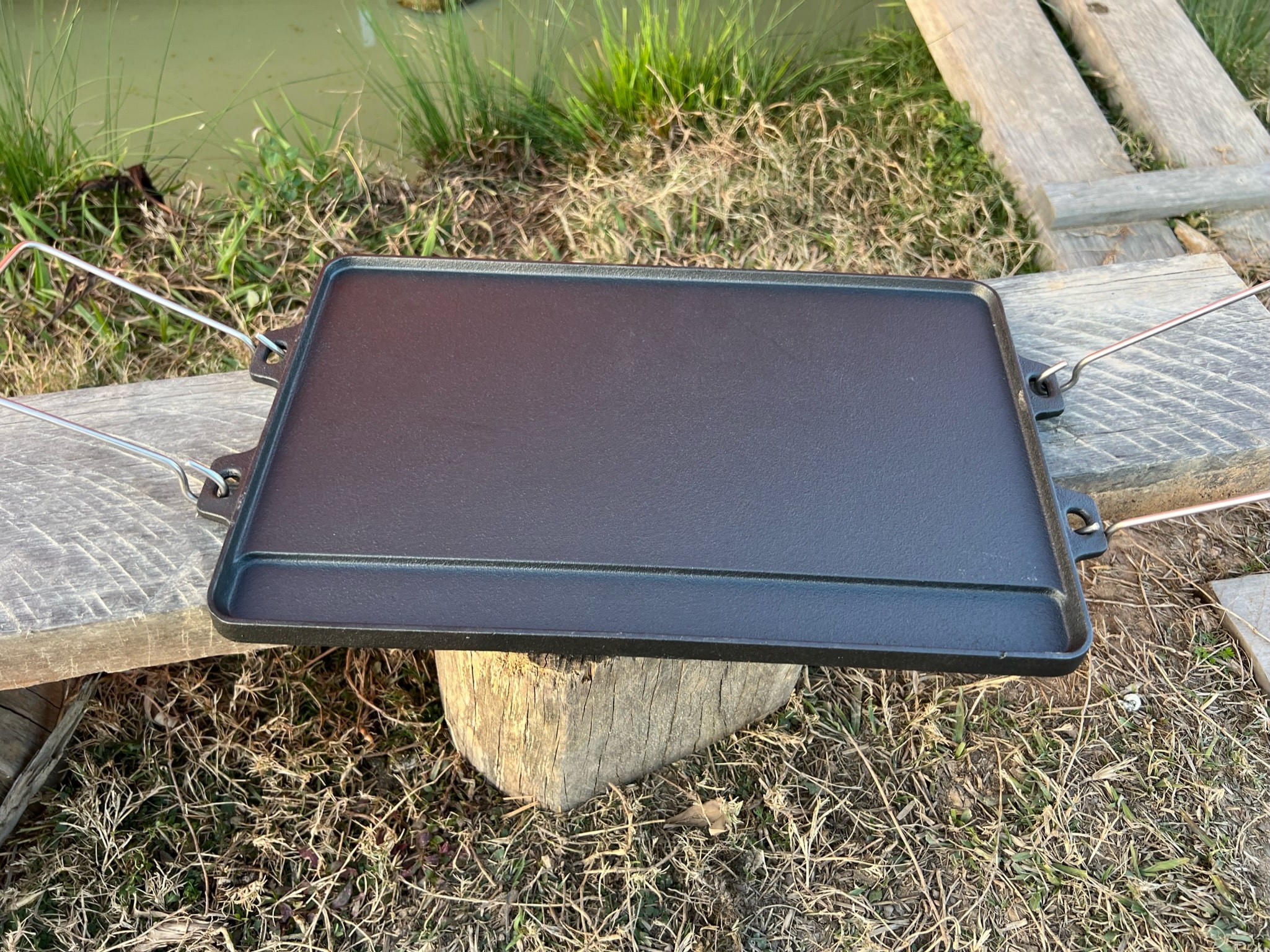 Drifta Stockton Cast Iron Grill Plate Western 4WD and outdoors